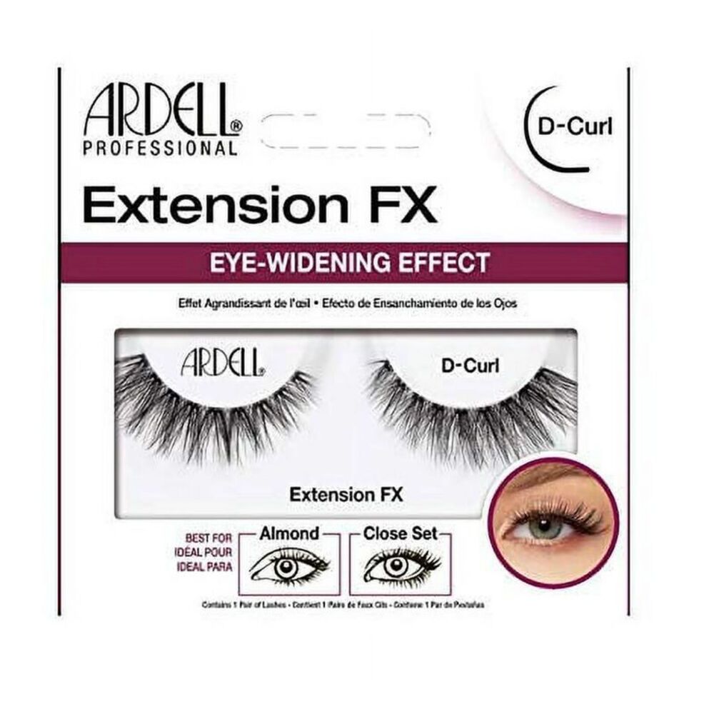 Ardell Extension FX D-Curl Eyelashes-Black